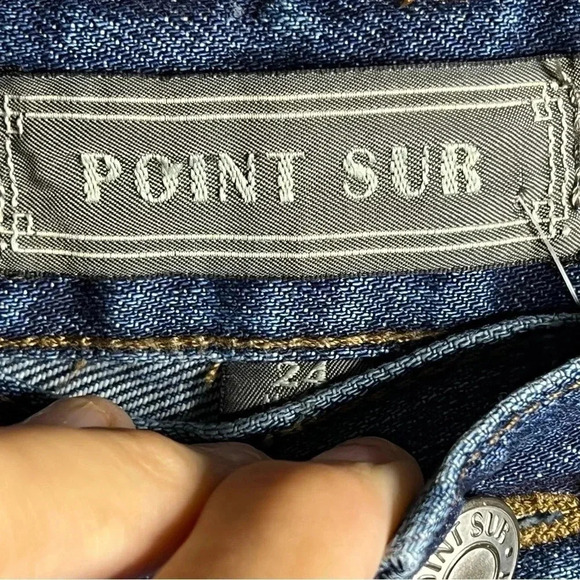 Point Sur NWT straight leg, distress hem jeans.  Size 24 - Picture 9 of 10